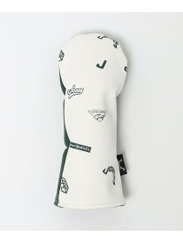 【別注】＜JONES＞ モノグラム フェアウェイウッド ヘッドカバー UNITED ARROWS GOLF ユナイテッドアローズ スポーツ・アウトドア用品 ゴルフグッズ ホワイト【送料無料】[Rakuten Fashion]