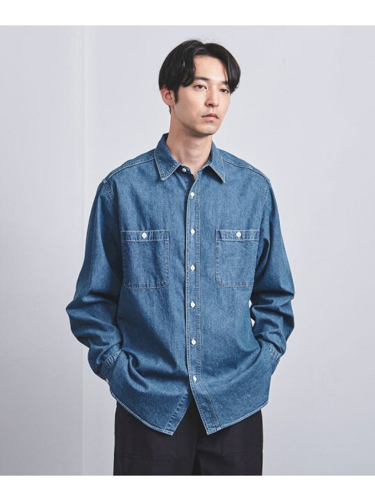 楽天市場】シオタ スビンコットン ダンガリー シャツ「SLOW 