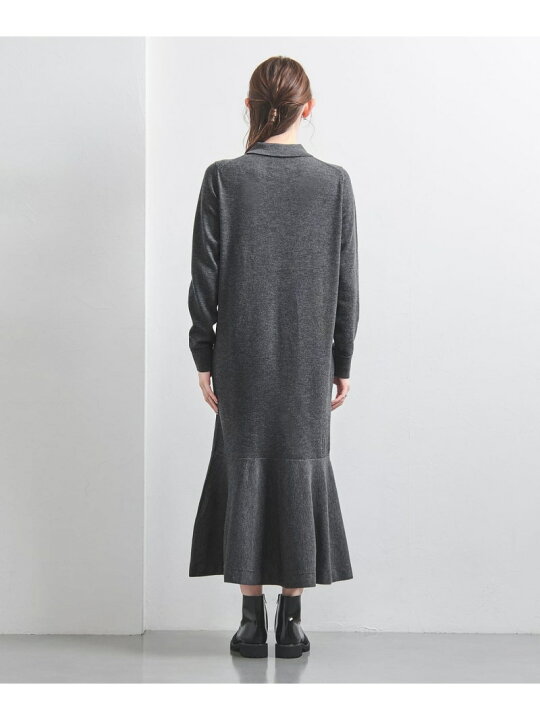 楽天市場】【SALE／20%OFF】ポロニット ペプラム ロングワンピース 