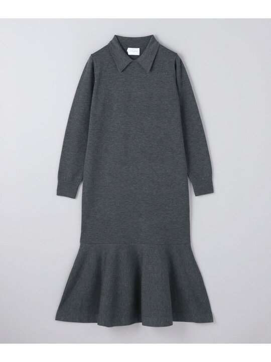 楽天市場】【SALE／20%OFF】ポロニット ペプラム ロングワンピース 