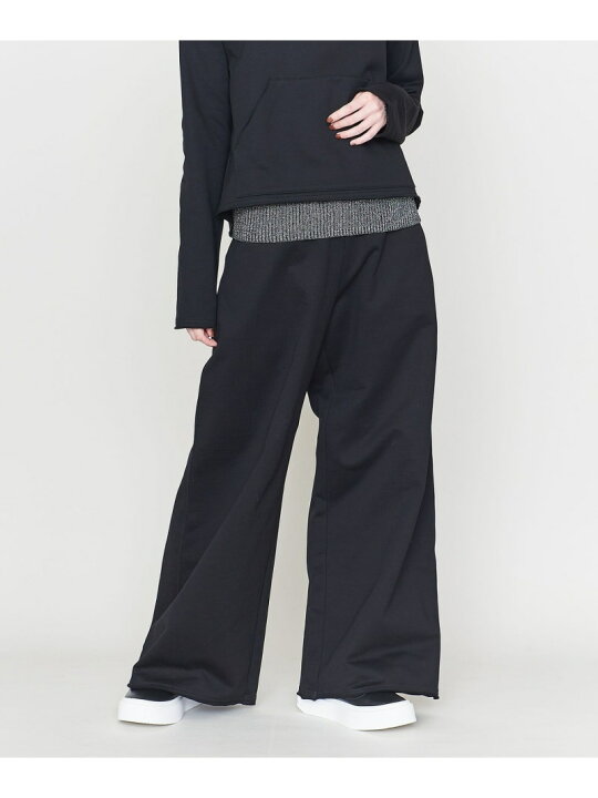 楽天市場】＜ASTRAET＞コットン ウラケ ワイドスウェットパンツ  