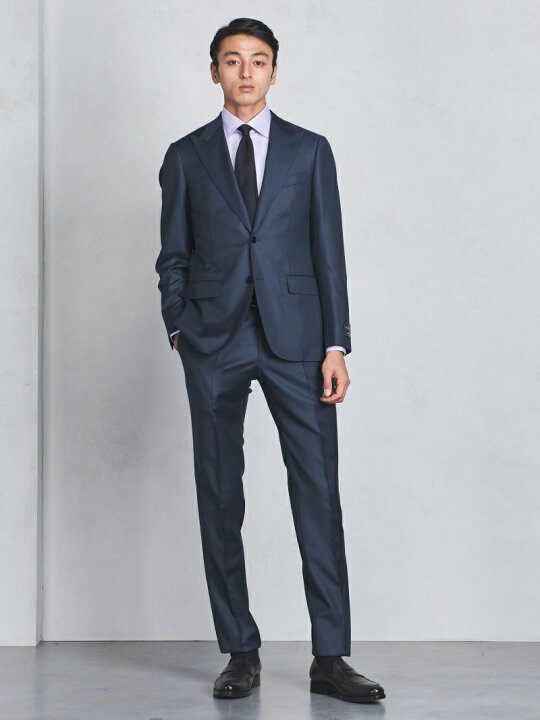 楽天市場】【SALE／50%OFF】UADT VBC ネイビー ツイル 2B ピークド  