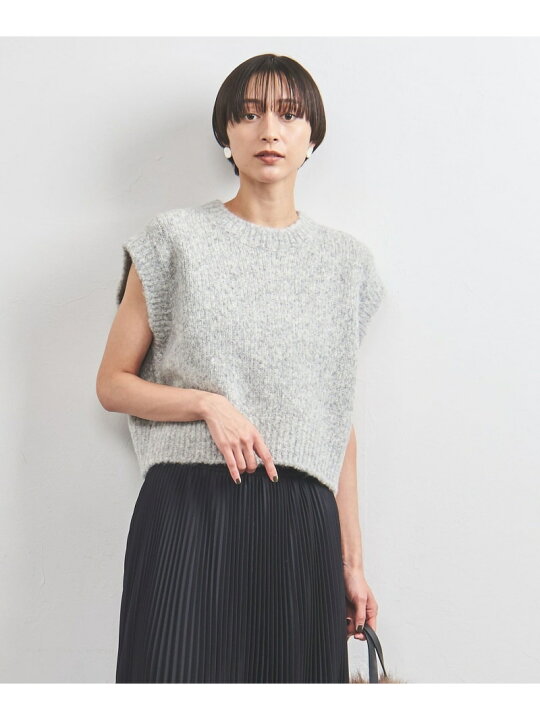 楽天市場】フラッフィ コンパクト ベスト GRAY UNITED ARROWS 