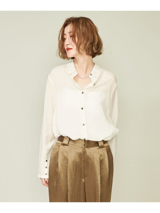 楽天市場】＜conte＞ キュプラシルク シャツ conte ユナイテッド  