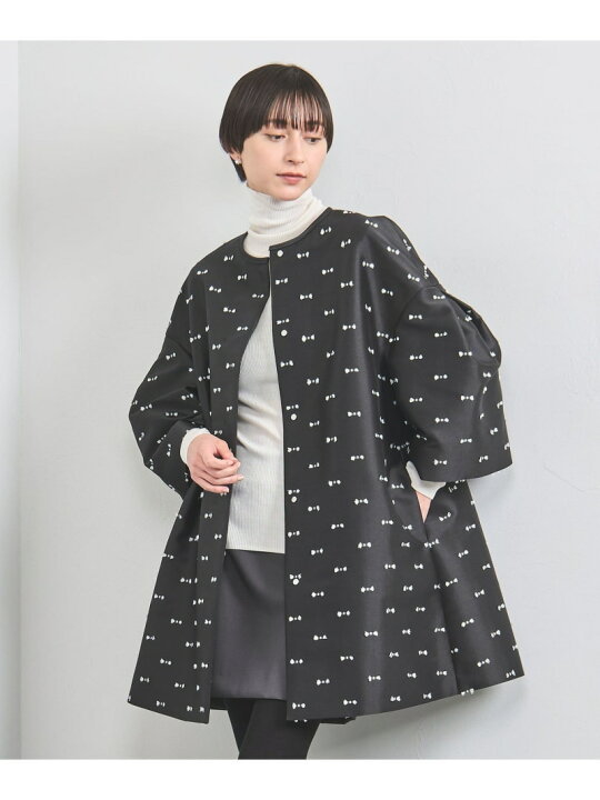 楽天市場】リボン カットジャガード コート UNITED ARROWS 