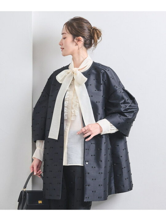 楽天市場】リボン カットジャガード コート UNITED ARROWS 