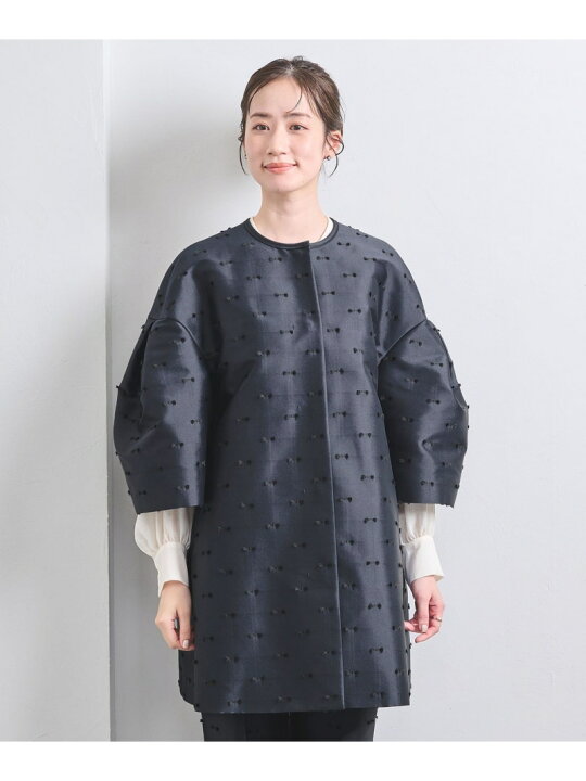 楽天市場】リボン カットジャガード コート UNITED ARROWS 