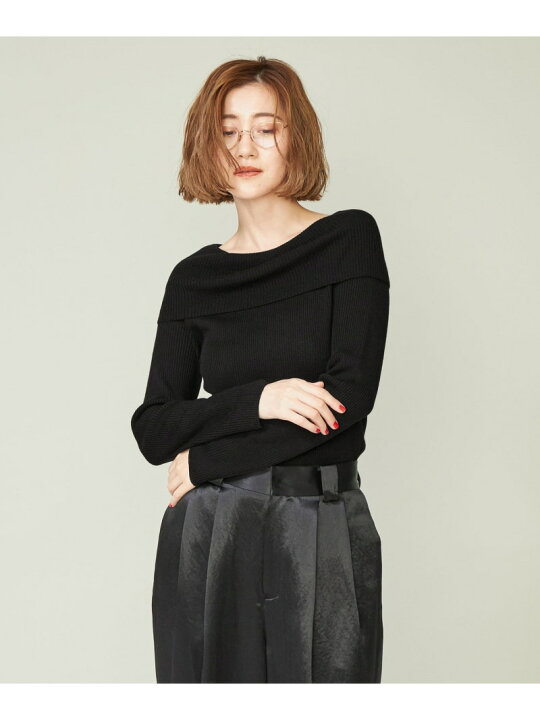 楽天市場】【SALE／30%OFF】＜conte＞リブ オフショルダーニット conte  