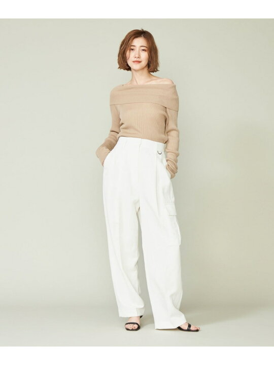 楽天市場】【SALE／30%OFF】＜conte＞リブ オフショルダーニット conte  