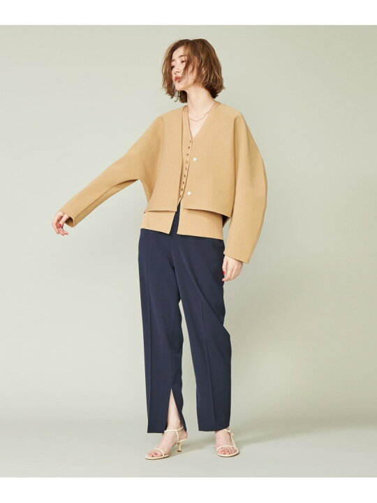 楽天市場】＜conte＞ミラノリブ Vネックカーディガン conte  