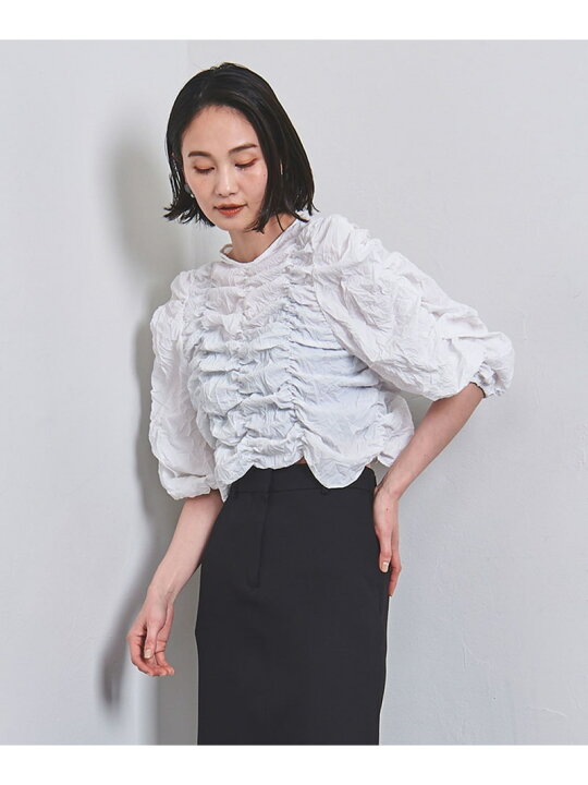 楽天市場】ワッシャー シャーリング 2WAY ブラウス2 UNITED ARROWS 