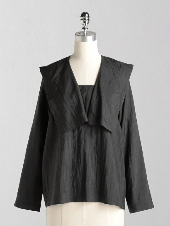 楽天市場】＜LOEFF(ロエフ)＞ SI/NY タフタ セーラーブラウス LOEFF 