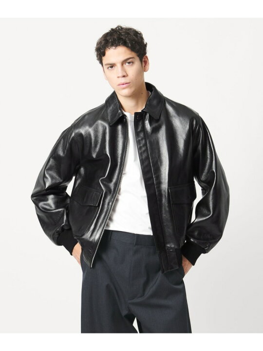 楽天市場】＜LOEFF＞ラムレザー フライトジャケット UNISEX LOEFF  