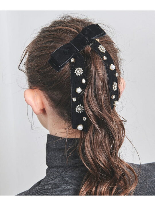 楽天市場】ビジュー リボン 2WAY ヘアクリップ UNITED ARROWS 