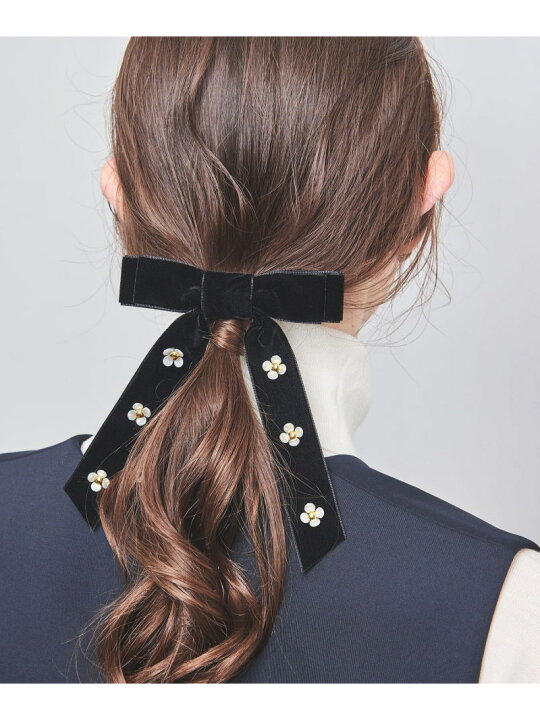 楽天市場】フラワーリボン 2WAY ヘアクリップ UNITED ARROWS 