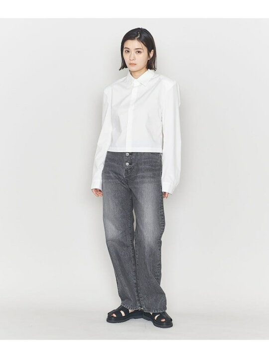 楽天市場】＜ASTRAET＞ウエストカットオフ ブラックデニムパンツ 