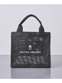 ロゴ メッシュ トートバッグ S UNITED ARROWS ユナイテッドアローズ バッグ トートバッグ ブラック ネイビー[Rakuten Fashion]