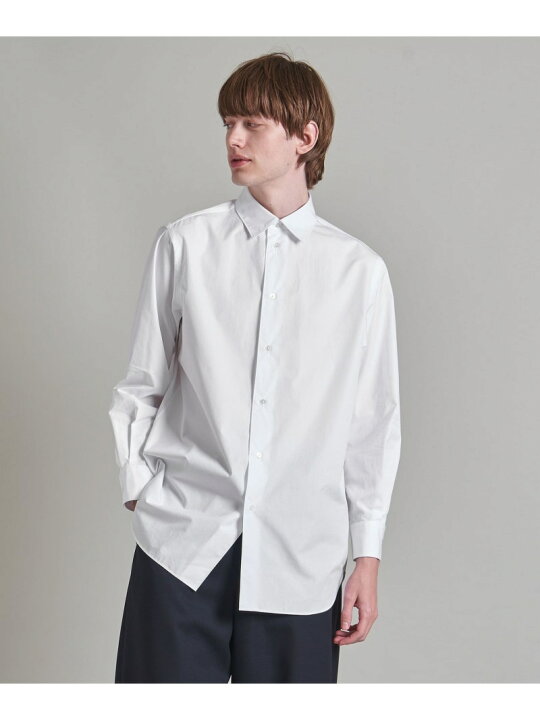 楽天市場】＜LOEFF＞コットン ブロード レギュラーカラーシャツ MEN