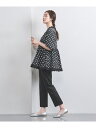 【SALE／40%OFF】タック フリルVネック ハーフスリーブ ブラウス UNITED ARROWS ユナイテッドアローズ トップス シャツ・ブラウス ネイビー ブルー ホワイト【RBA_E】【送料無料】[Rakuten Fashion]