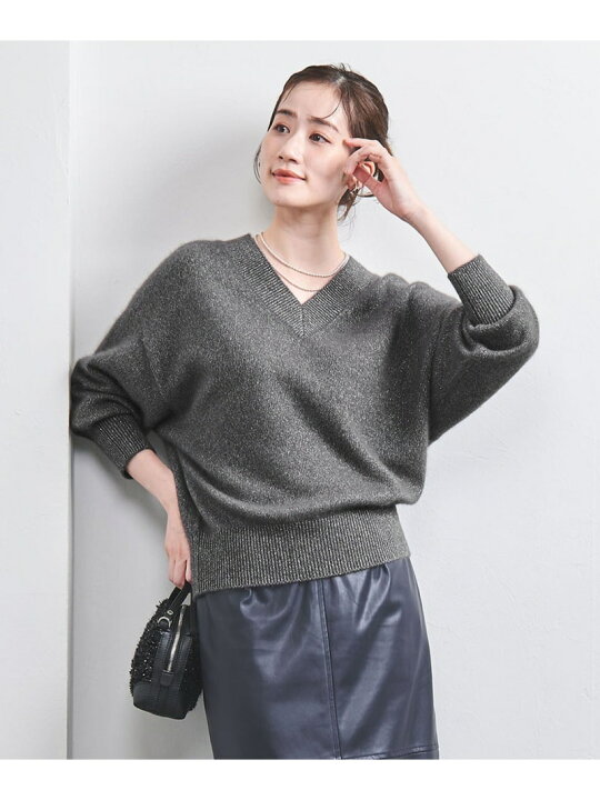 楽天市場】ウールフォックス ラメ Vネックニット UNITED ARROWS 