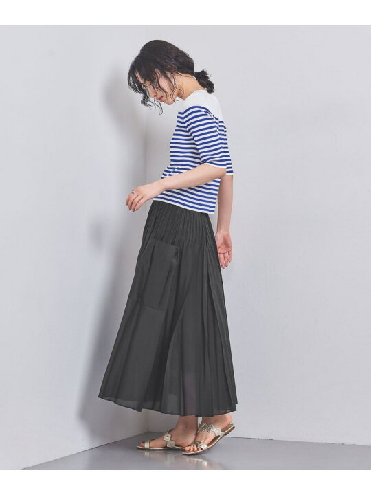 楽天市場】オーガンジー ポケット プリーツスカート UNITED ARROWS  