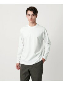 ポンチ ロングスリーブ Tシャツ デオドラント -抗菌防臭・接触冷感- UNITED ARROWS ユナイテッドアローズ トップス カットソー・Tシャツ ホワイト ブラック【送料無料】[Rakuten Fashion]