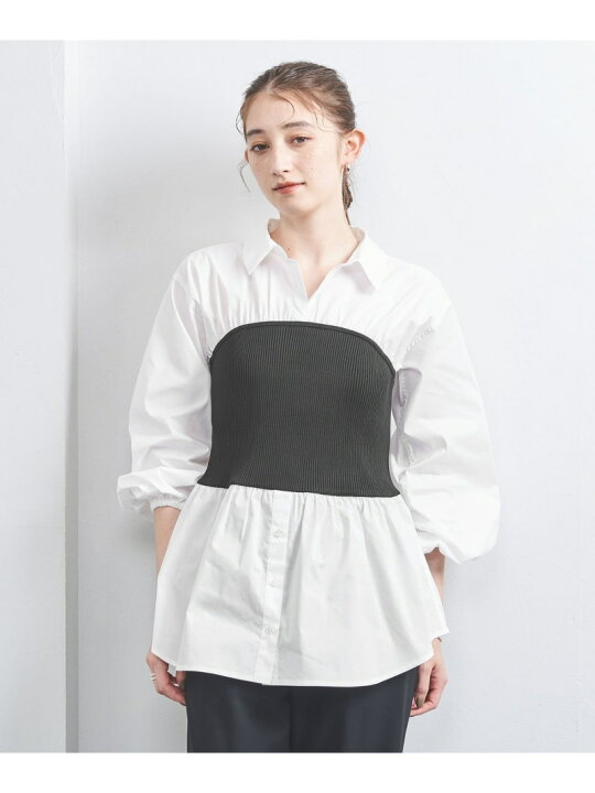 楽天市場】ニットビスチェ コンビ シャツ UNITED ARROWS ユナイテッド 