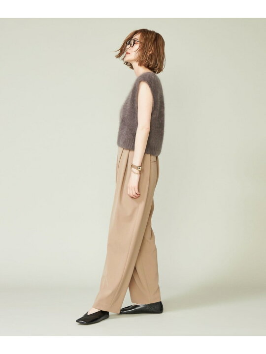 楽天市場】＜conte＞アシンメトリー タックパンツ conte ユナイテッド  