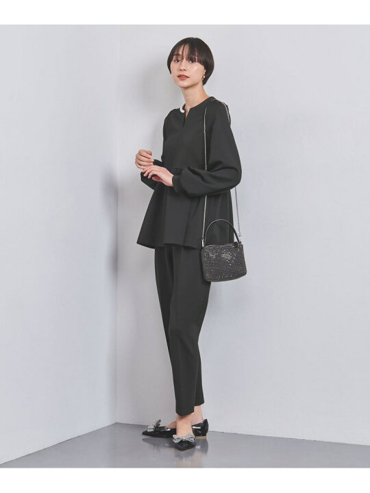 楽天市場】【SALE／70%OFF】SPONGY パールモチーフ ペプラム ブラウス 