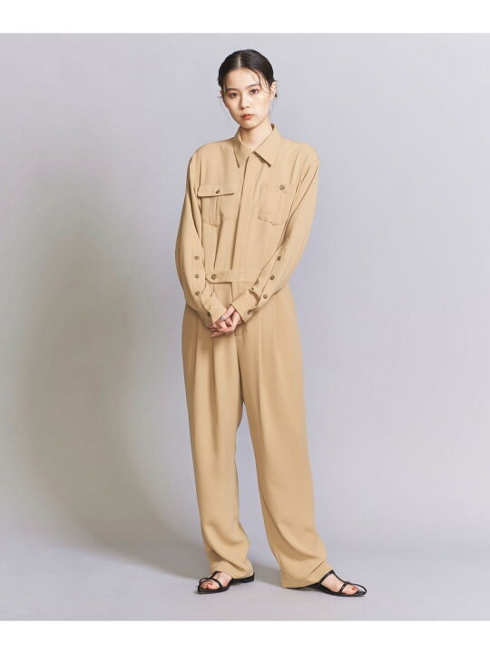 楽天市場】【SALE／70%OFF】ポリエステルツイル ワークジャンプスーツ 