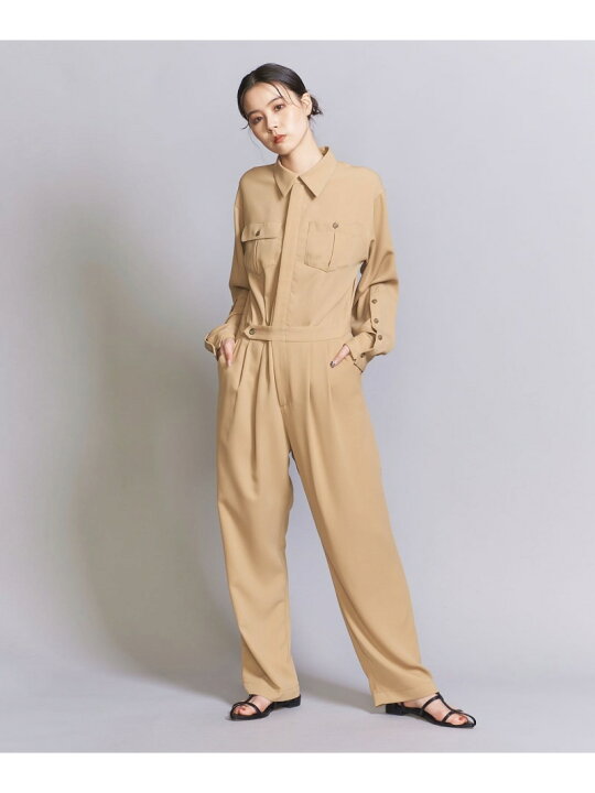 楽天市場】【SALE／70%OFF】ポリエステルツイル ワークジャンプスーツ  
