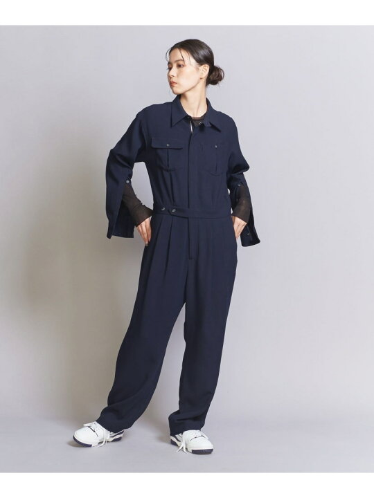 楽天市場】【SALE／70%OFF】ポリエステルツイル ワークジャンプスーツ 