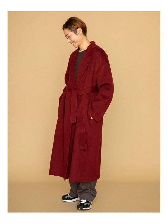 UNITED ARROWS の朱赤のロングコート | ヤマダウェブコム