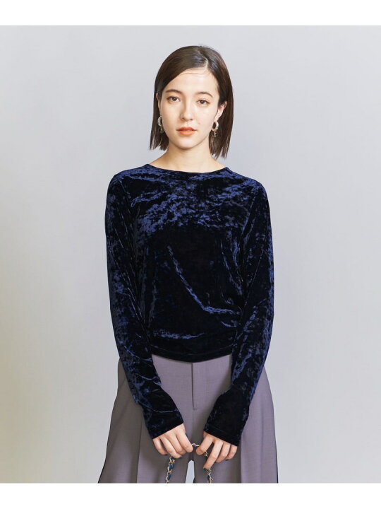 楽天市場】【SALE／60%OFF】ベロアロングスリーブTシャツ 