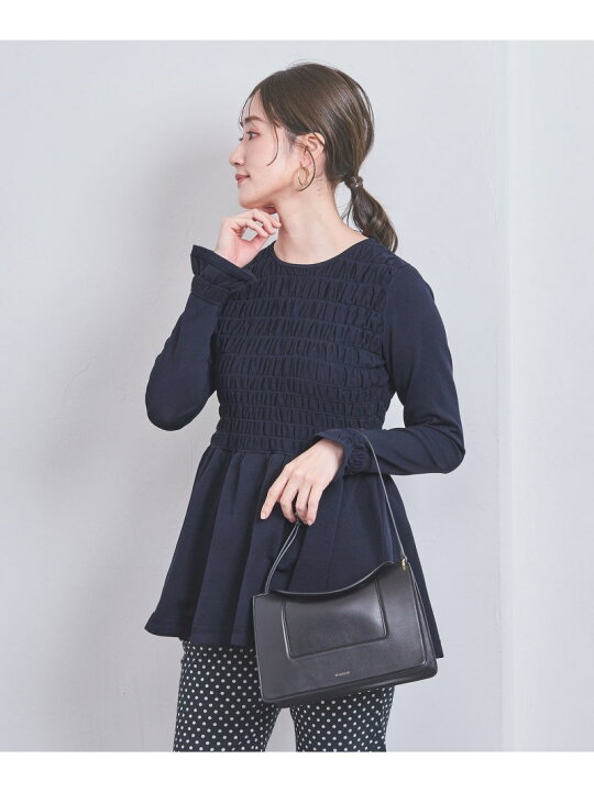 楽天市場】【SALE／80%OFF】シャーリング ペプラム ニット UNITED 