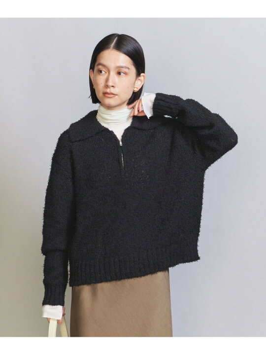 楽天市場】【SALE／70%OFF】ハーフジップ ニット プルオーバー 