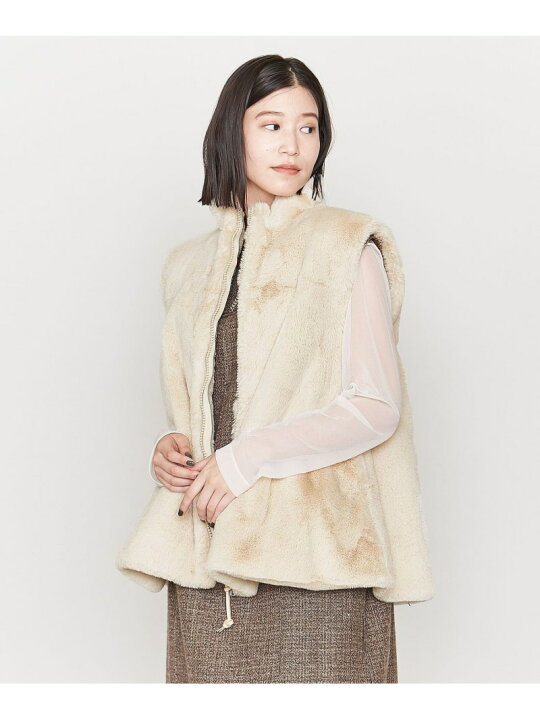 楽天市場】【SALE／70%OFF】＜ASTRAET＞フレア フェイクファーベスト 