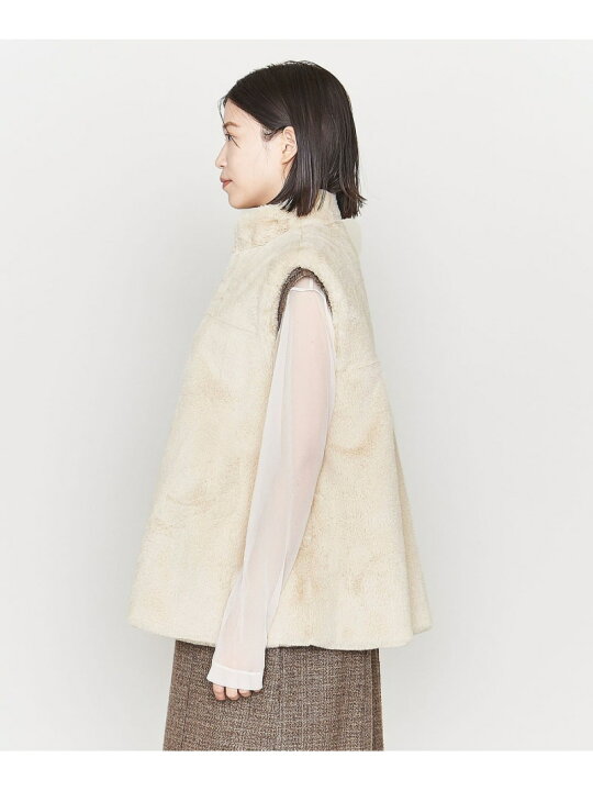 楽天市場】【SALE／70%OFF】＜ASTRAET＞フレア フェイクファーベスト 