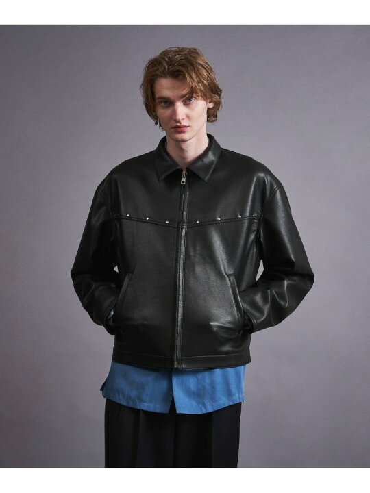 楽天市場】【SALE／60%OFF】レザーライク ジップ ジャケット monkey 