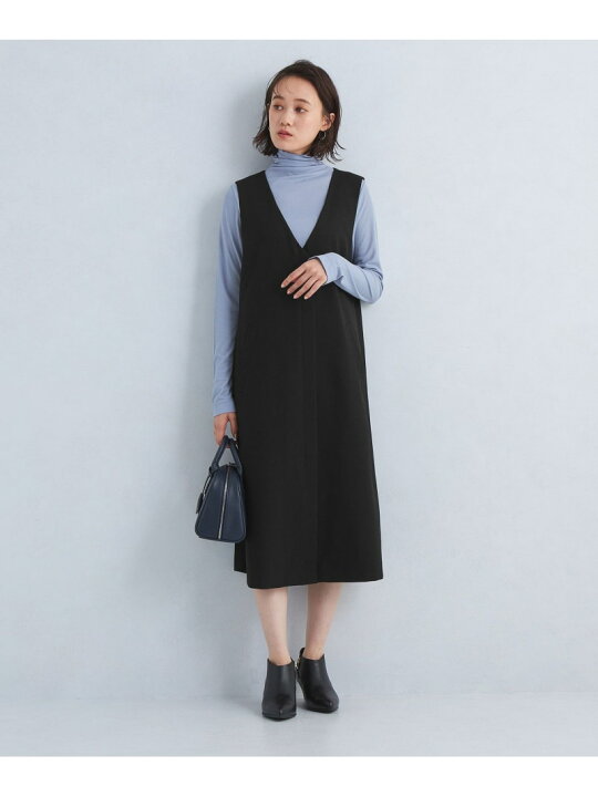 楽天市場】【SALE／50%OFF】Vネック ジップ ジャンパースカート UNITED 