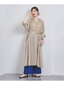 【SALE／70%OFF】ASAMI ドルマン スキッパー ワンピース UNITED ARROWS ユナイテッドアローズ アウトレット ワンピース・ドレス ワンピース ブルー ブラック ベージュ【RBA_E】【送料無料】[Rakuten Fashion]