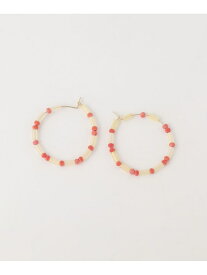 【SALE／80%OFF】ガラスビーズ コンビ フープピアス BEAUTY&YOUTH UNITED ARROWS ユナイテッドアローズ アウトレット アクセサリー・腕時計 ピアス ホワイト【RBA_E】[Rakuten Fashion]