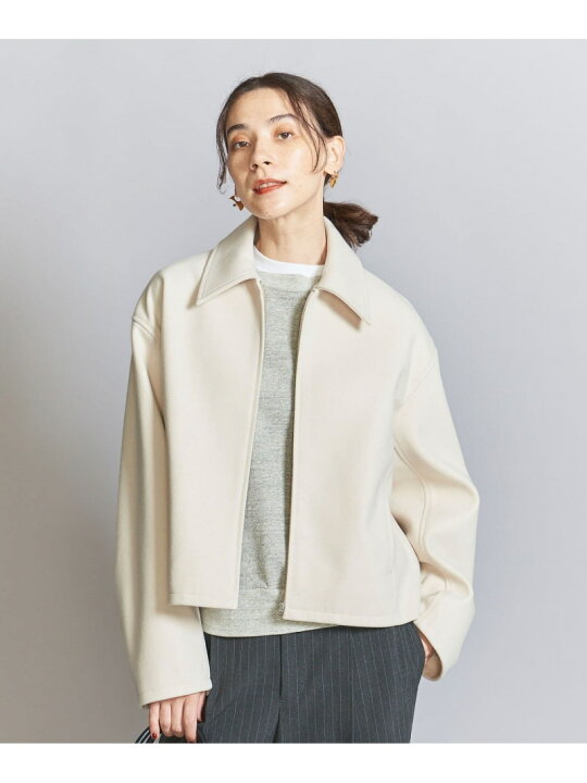 楽天市場】【SALE／60%OFF】ウールライク ショートジップブルゾン 