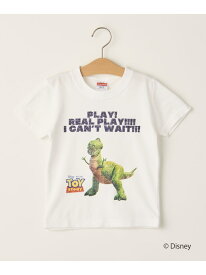 【SALE／40%OFF】＜TOY STORY COLLECTION＞ REX / キッズTシャツ BEAUTY&YOUTH UNITED ARROWS ユナイテッドアローズ アウトレット トップス カットソー・Tシャツ ホワイト ネイビー【RBA_E】[Rakuten Fashion]