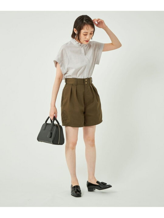 楽天市場】【SALE／70%OFF】フリルネック ノースリーブ ブラウス 
