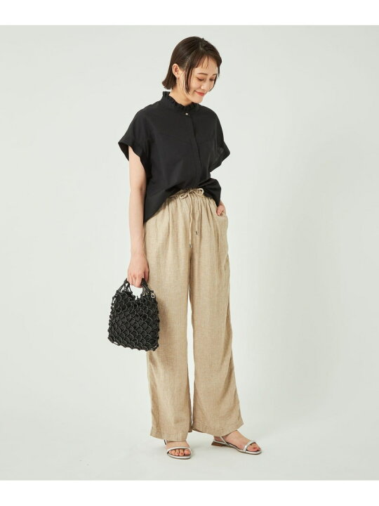 楽天市場】【SALE／70%OFF】フリルネック ノースリーブ ブラウス 