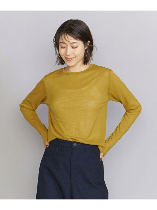 楽天市場】【SALE／80%OFF】BY コットンナイロン天竺 シアー クルー 