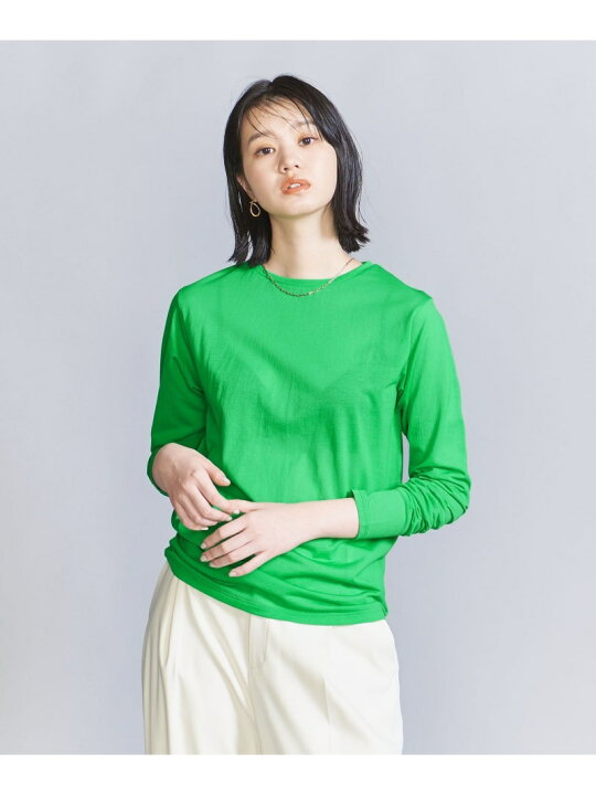 楽天市場】【SALE／80%OFF】BY コットンナイロン天竺 シアー クルー 