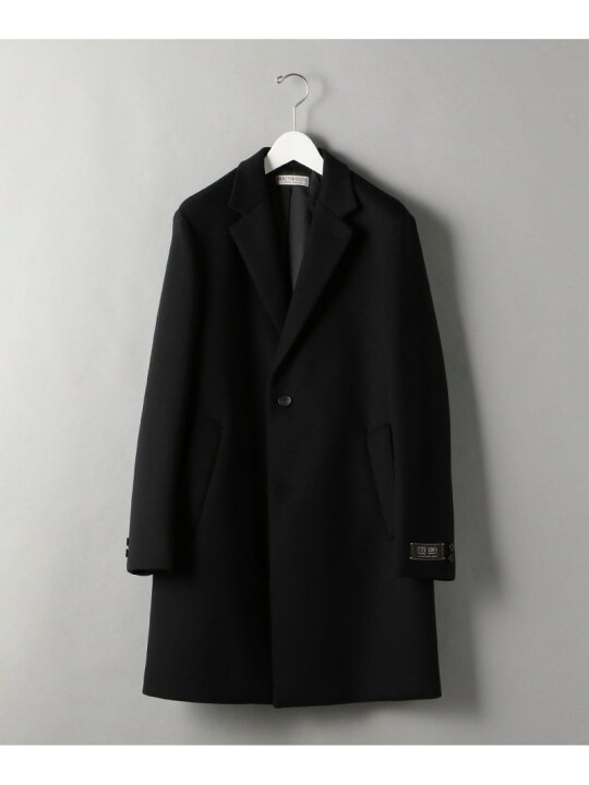 楽天市場】【SALE／60%OFF】ソリッド 120S メルトン チェスターコート 