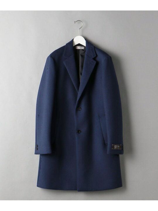 楽天市場】【SALE／60%OFF】ソリッド 120S メルトン チェスターコート 